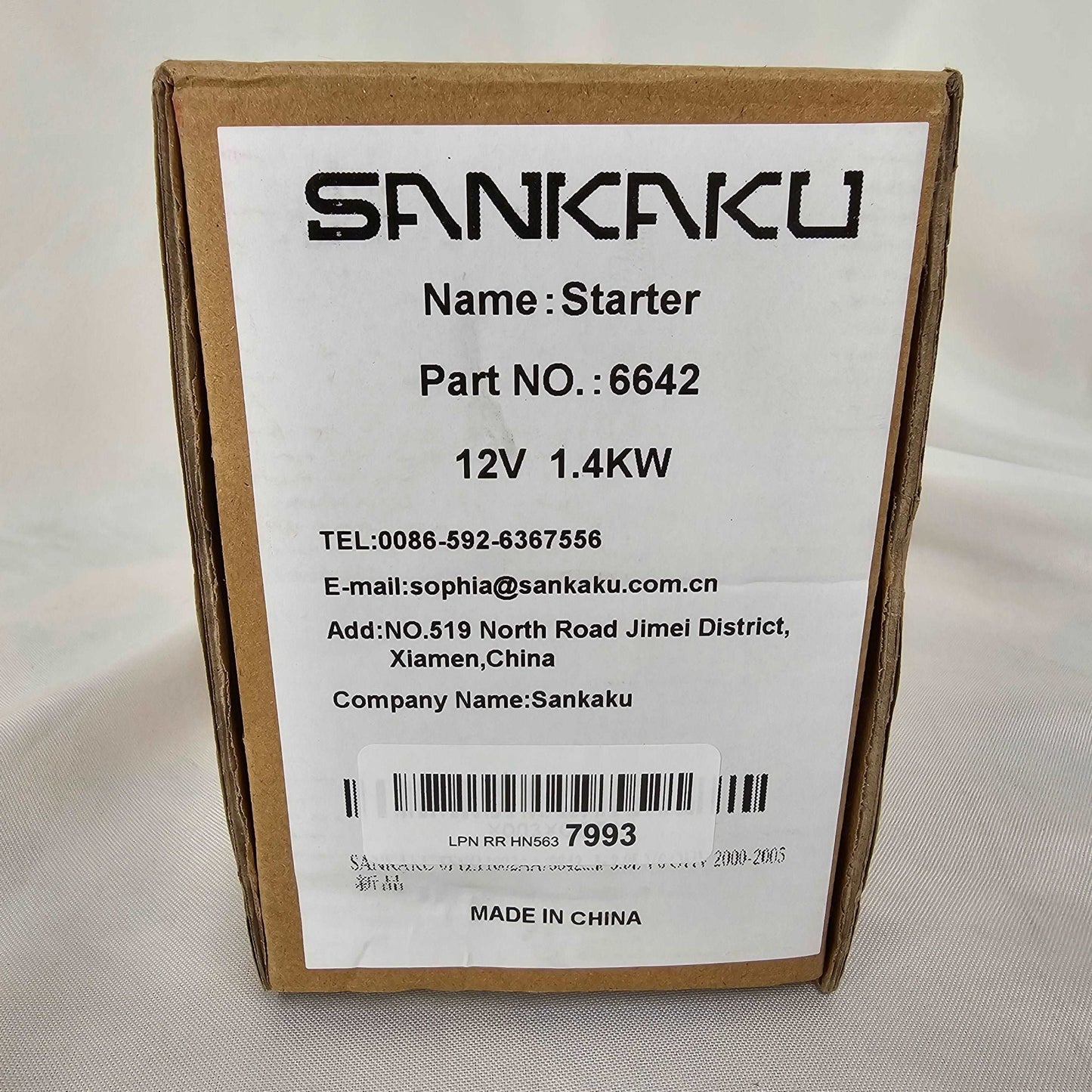 12V 1.4 KW Starter Sankaku 6642 - DQ Distribution