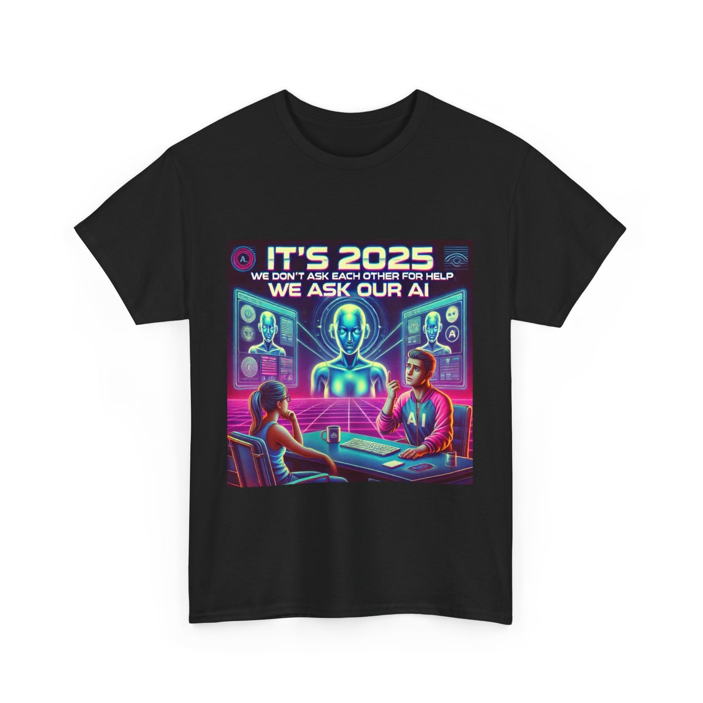 Funny AI 2025 Unisex Tee