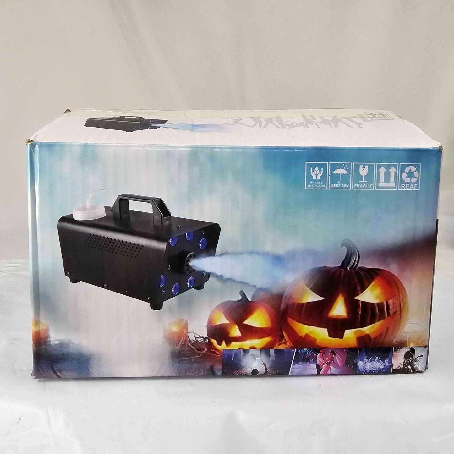 2-in-1 Fog Machine With 9 LED Lights - DQ Distribution