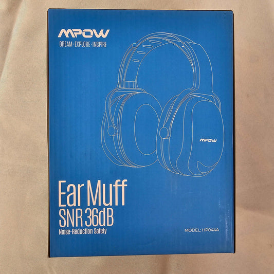 Ear Muff SNR 36dB Mpow HP044A - DQ Distribution