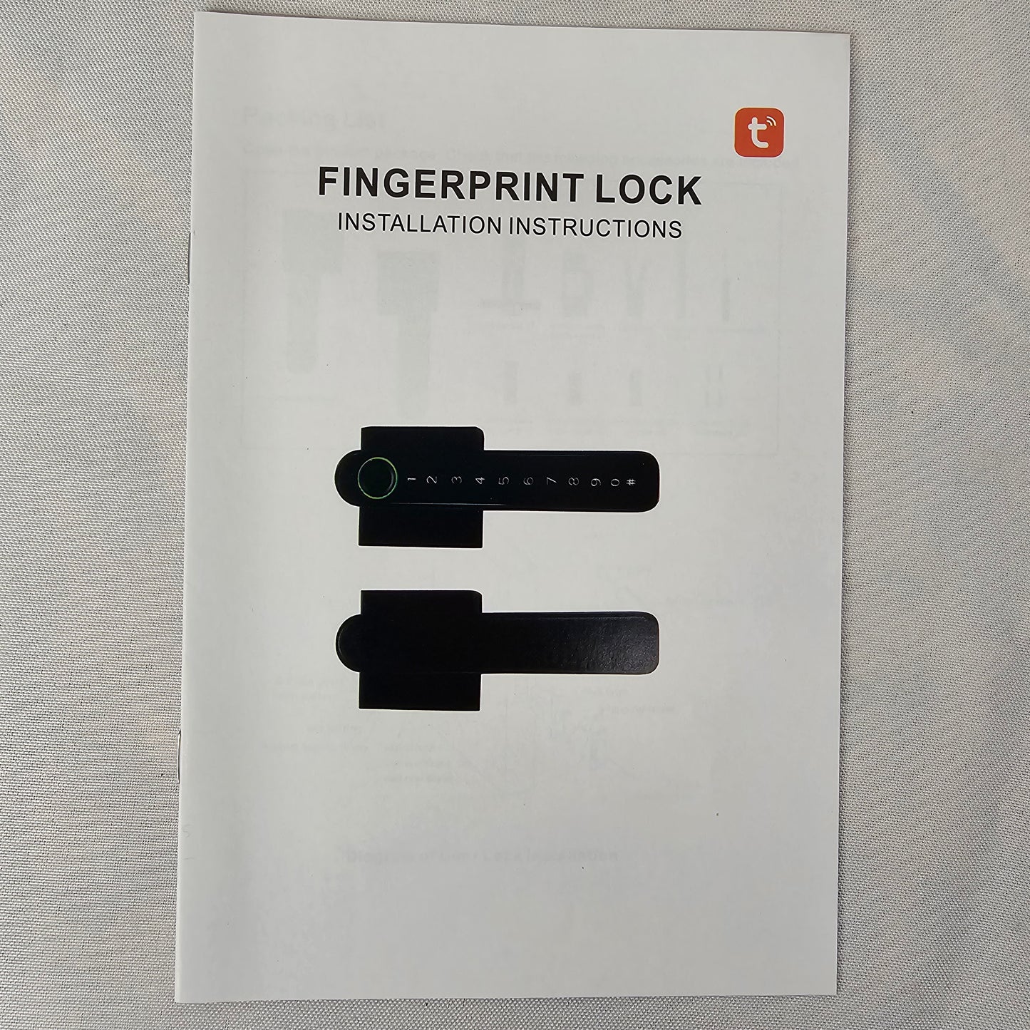 Smart Lock Fingerprint Black Klyeetec - DQ Distribution