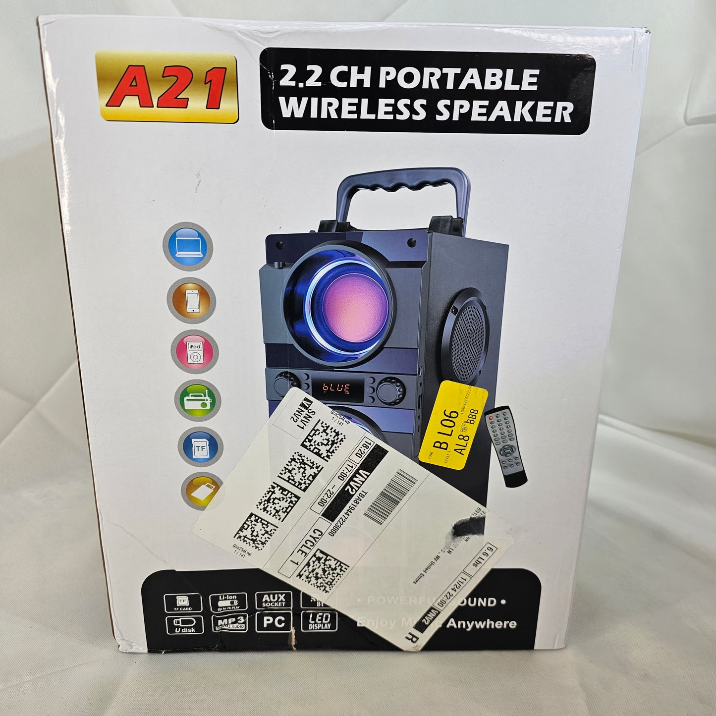 Portable Wireless Speaker 2.2 CH A21 - DQ Distribution