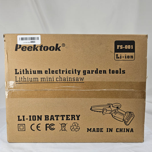 Lithium Battery Mini Chainsaw Peektook FS-001 - DQ Distribution