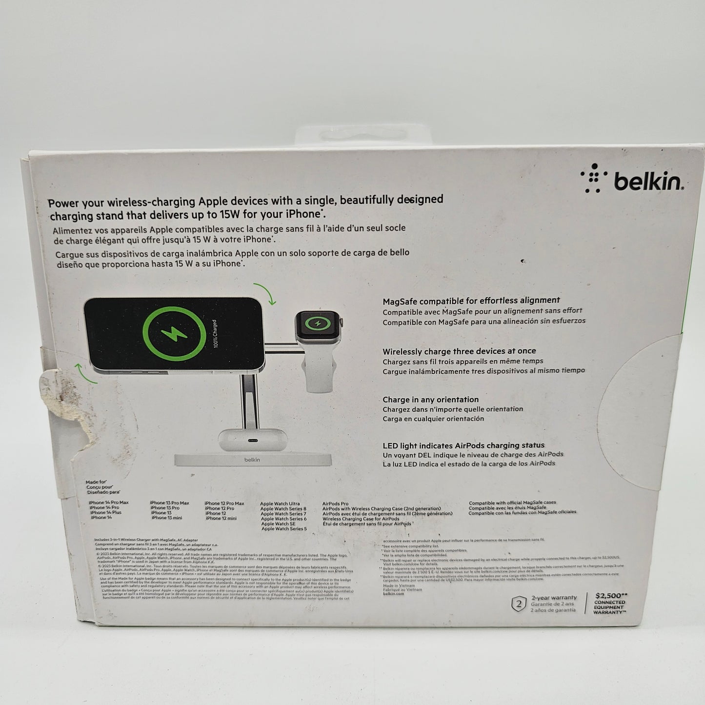 Wireless Charger with Magsafe - Belkin - DQ Distribution