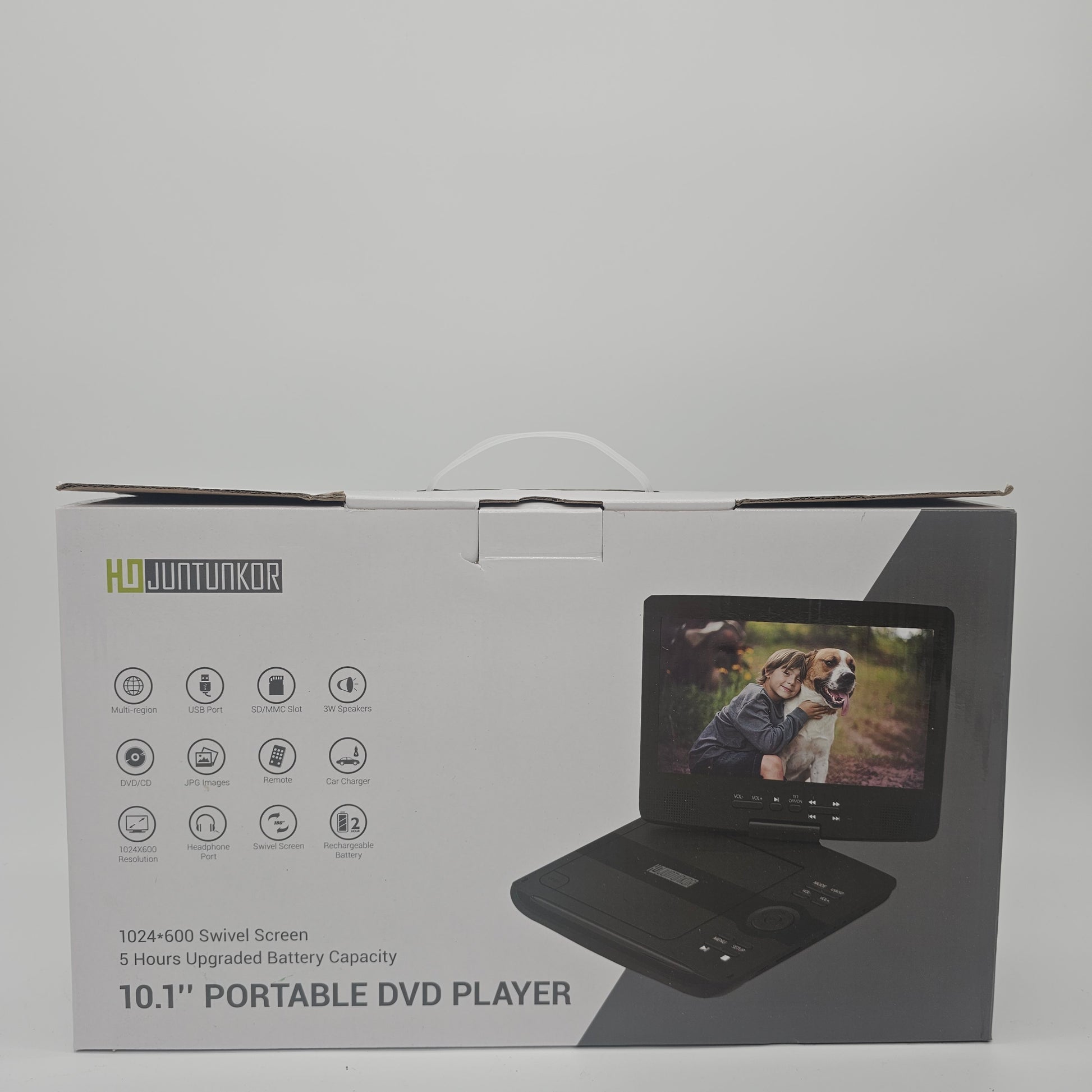 10.1" Portable DVD Player HdJuntunkor HPDVD-01 - DQ Distribution