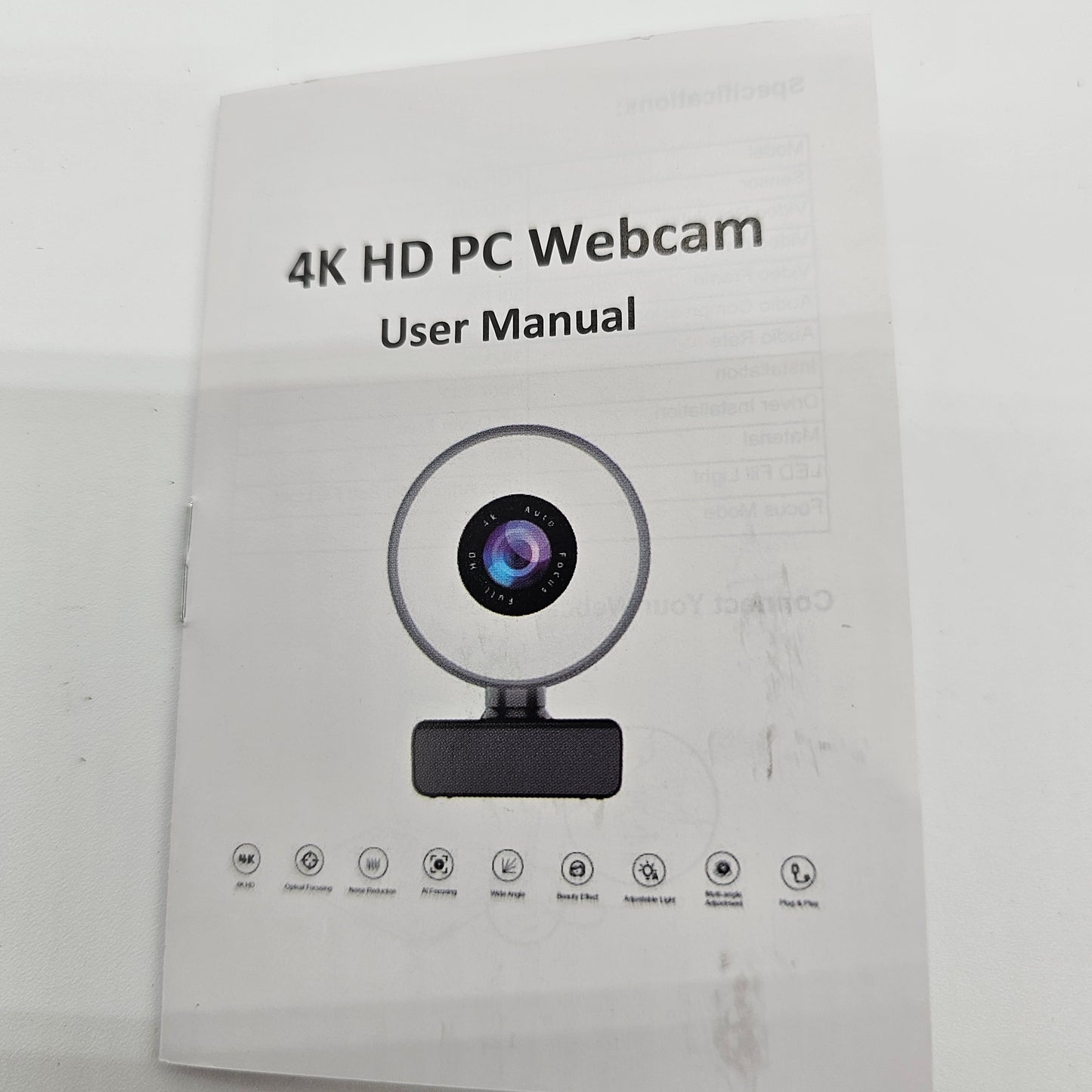 4K Webcam PGR-008