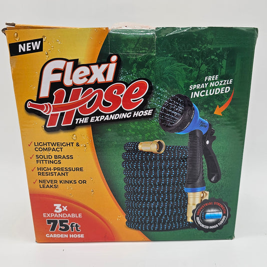 Expandable Hose 75ft w/ Spray Nozzle Flexi Hose - DQ Distribution