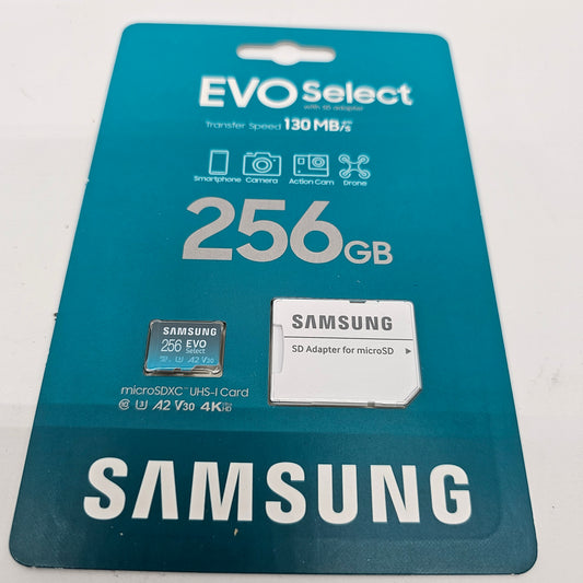 Evo Select + Adapter microSDXC 256GB Samsung - DQ Distribution