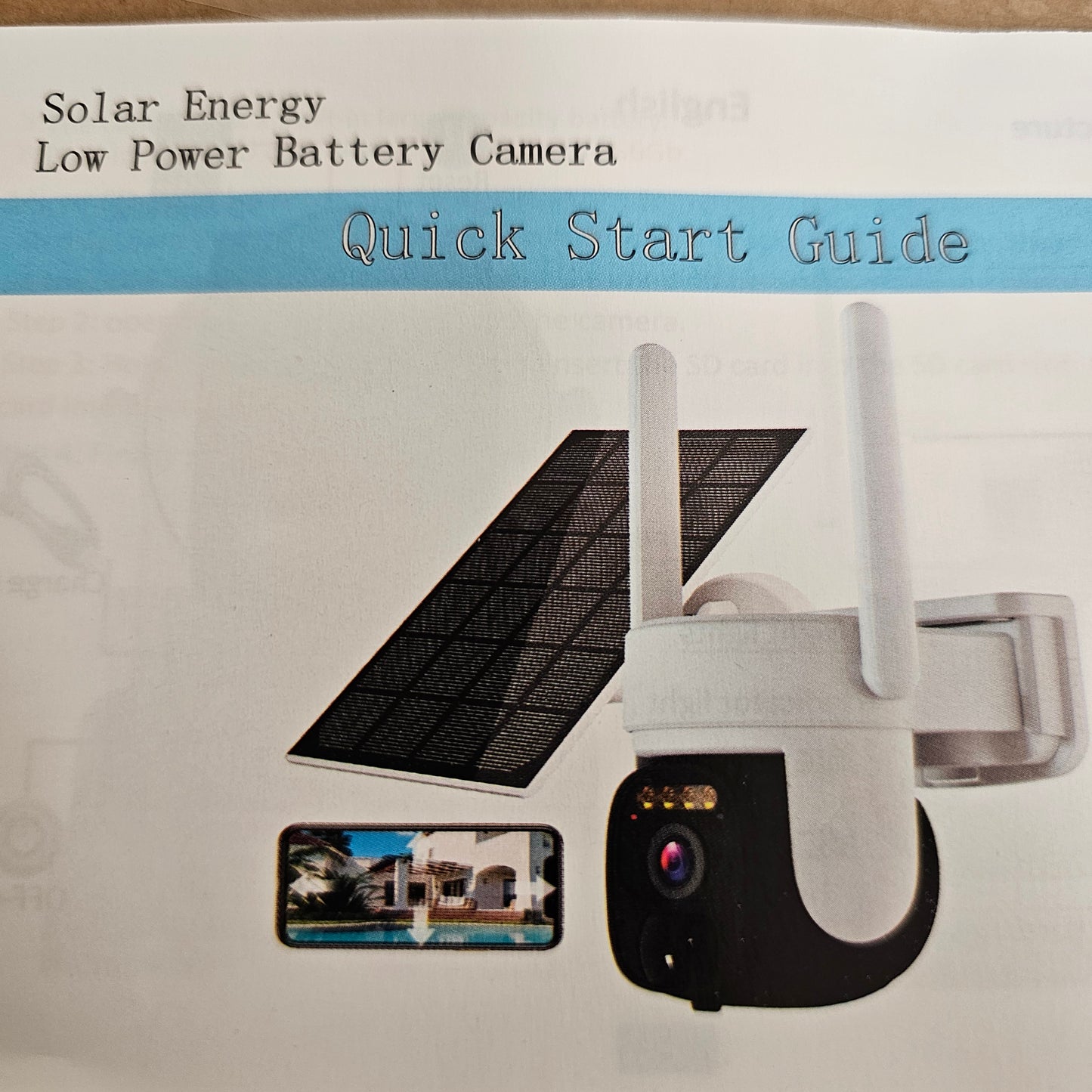 Solar Battery Camera W/ A1powered Event Detector Hawkray - DQ Distribution