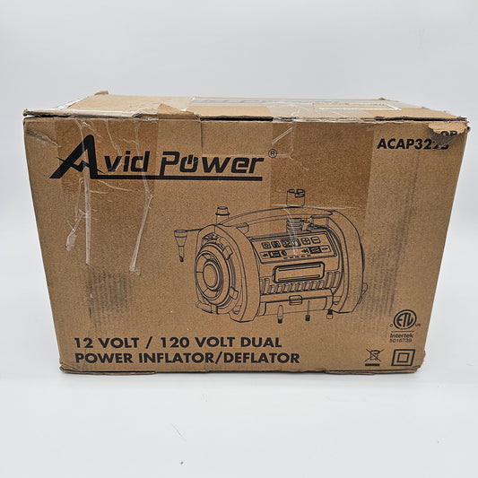 Power Inflator/Deflator Blue 12 Volt Avid Power ACAP322B - DQ Distribution