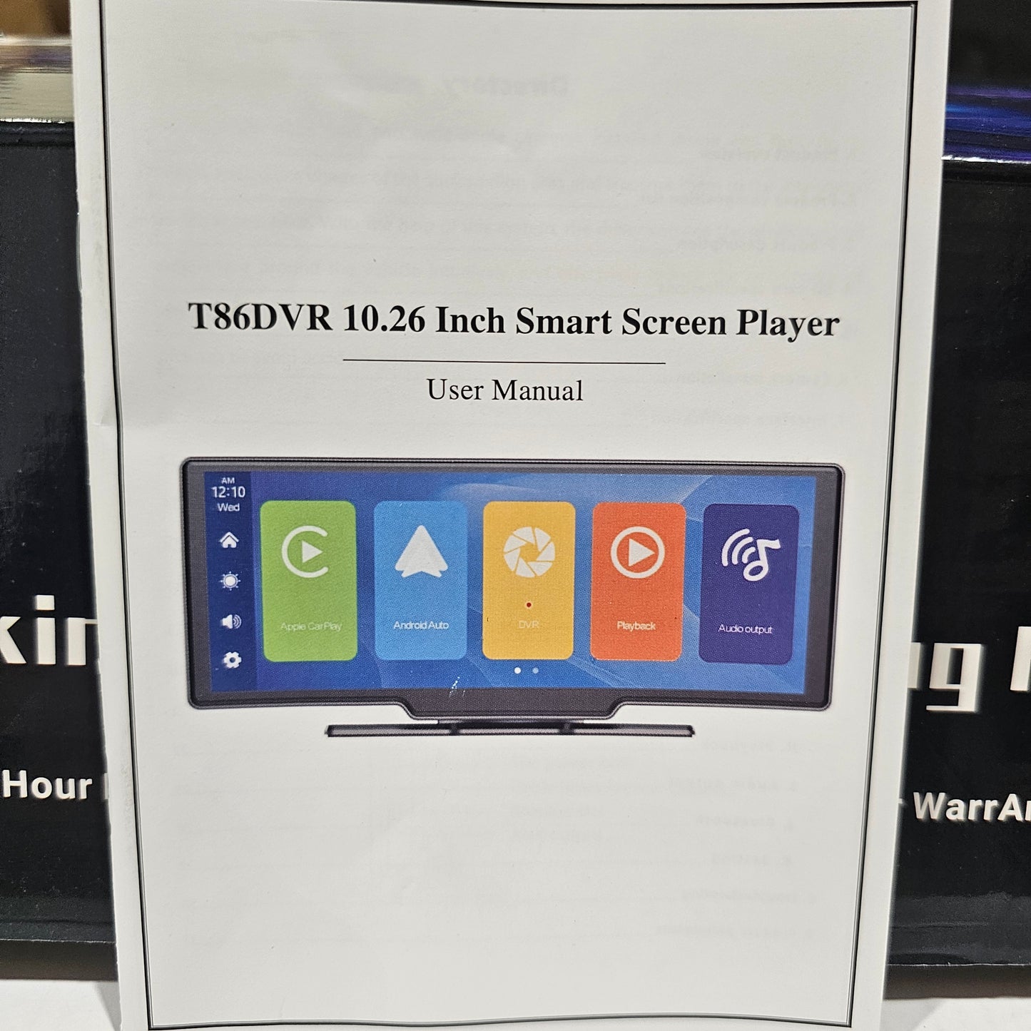 T86DVR 10.26 Inch Smart Screen Player Hikity Y3795