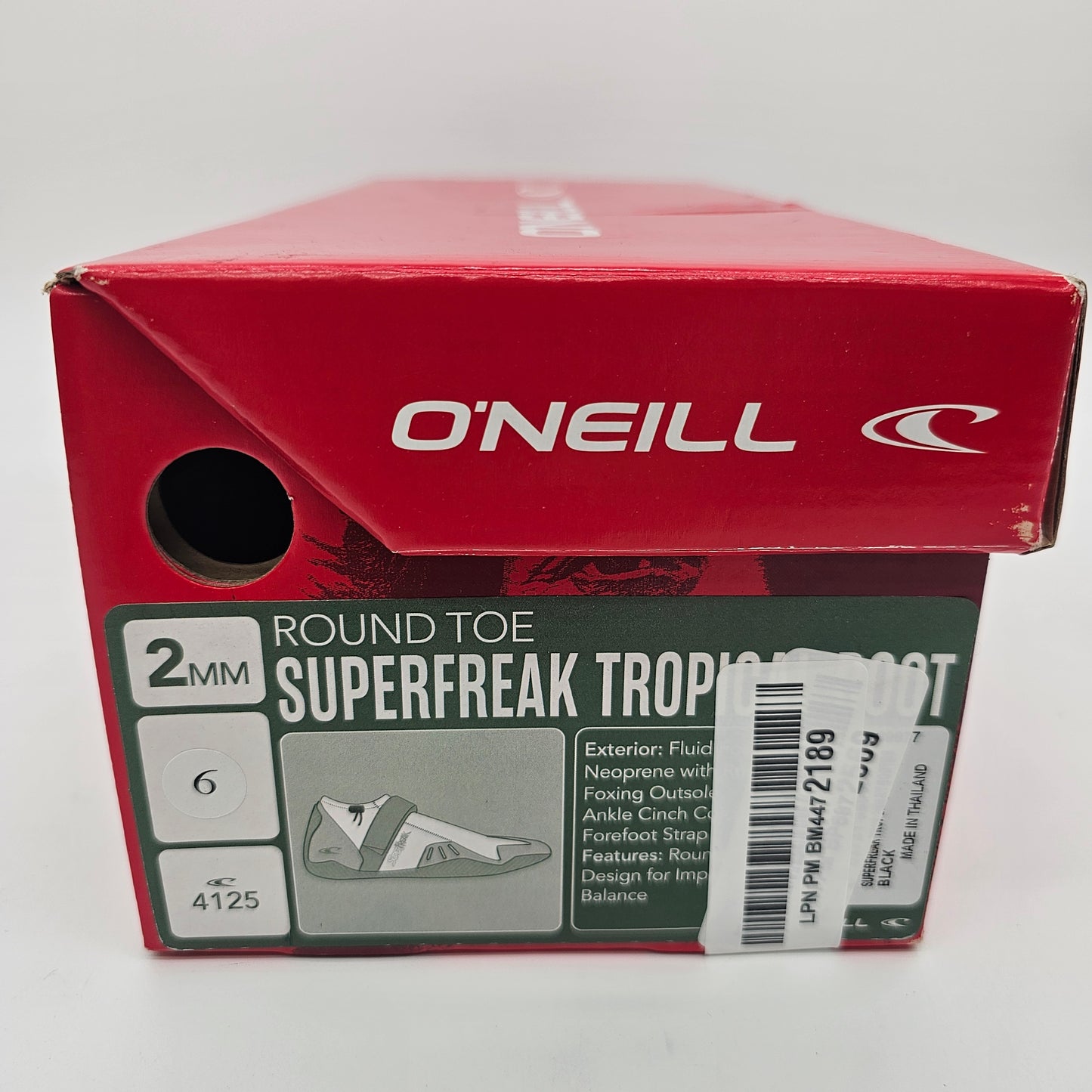 Round Toe Tropic Boot US 6 O'Neill Superfreak 4125