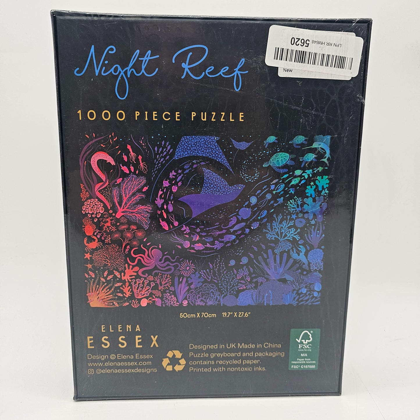 Night Reef 1000 Piece Puzzle Elena Essex