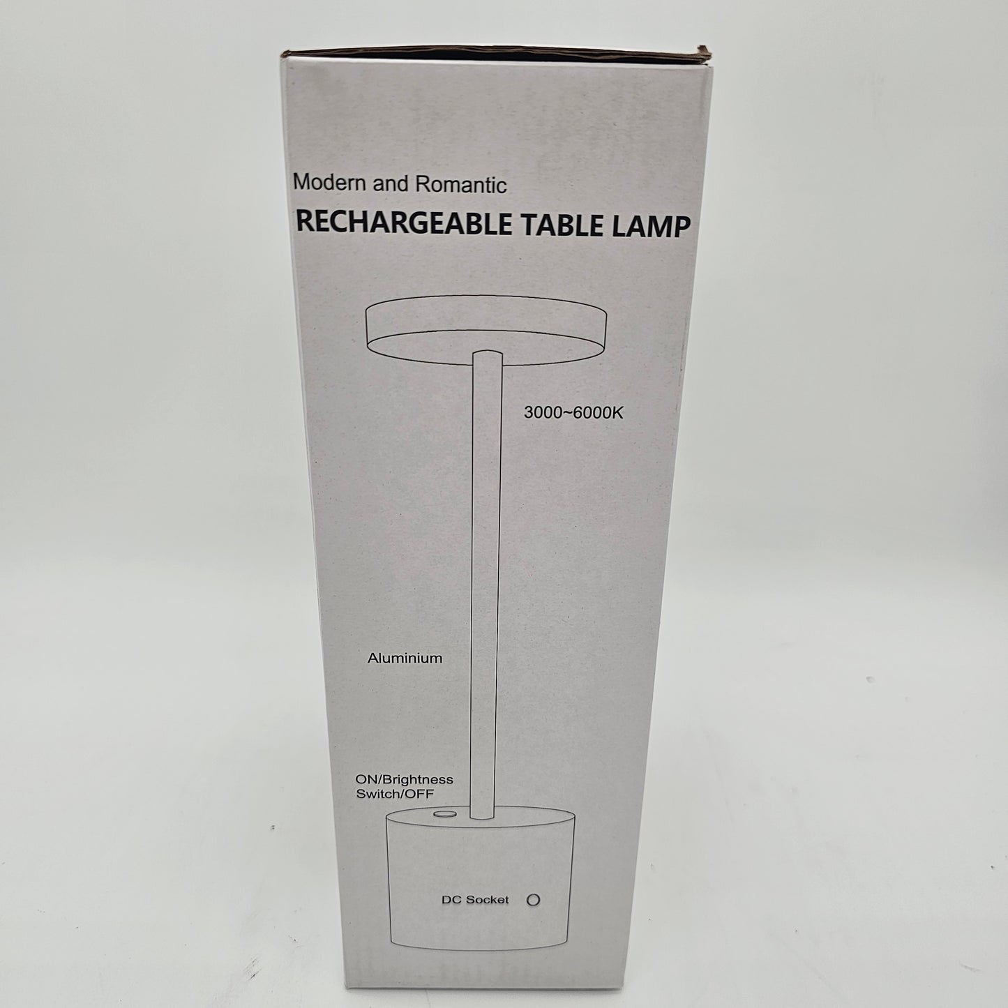 Rechargeable Table Lamp Black 2 Pack