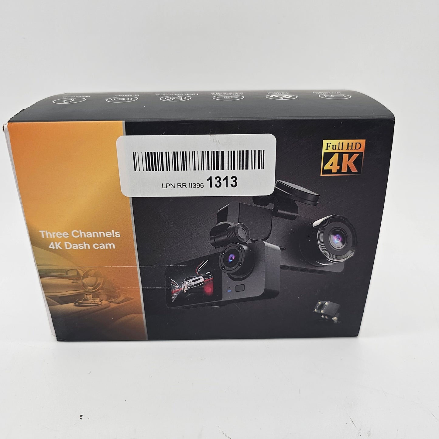 4K Dash Cam Three Channels