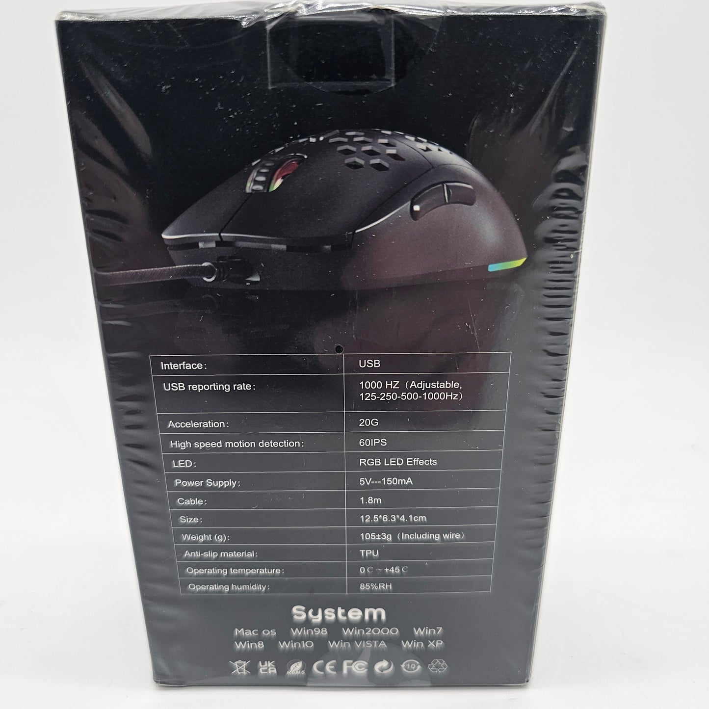 Electronic Competition Mouse Black Tmkb M1 SE