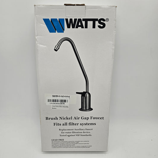 Brush Nickel Air Gap Faucet Fits All Filter Systems Watts