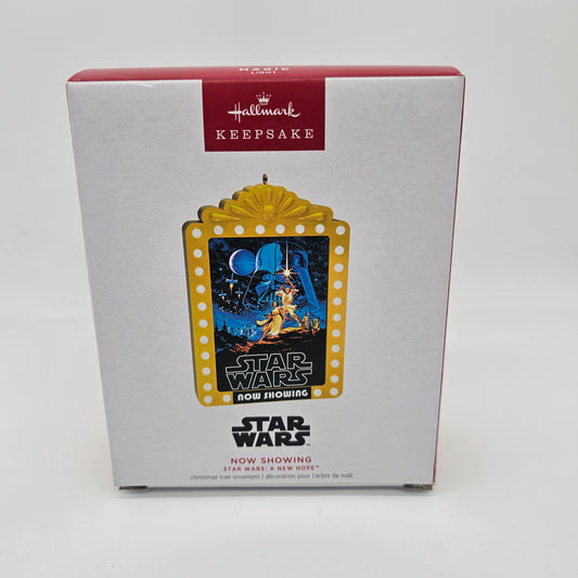 Star Wars Now Showing Christmas Tree Ornament Hallmark Keepsake