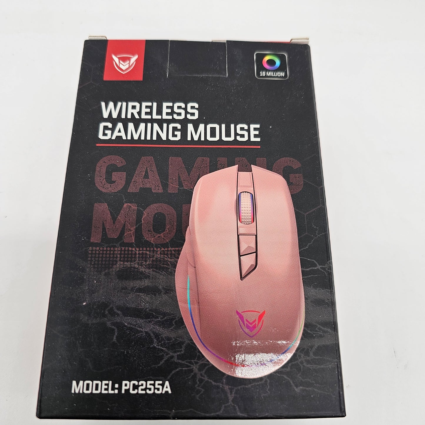 Pictek PC255A Wireless/Wired RGB Gaming Mouse - 10,000 DPI, Rechargeable, 8 Programmable Buttons, Ergonomic Design