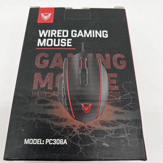 Pictek PC306A Wired Gaming Mouse - 16,000 DPI, RGB Lighting, Programmable Buttons, Ergonomic Design