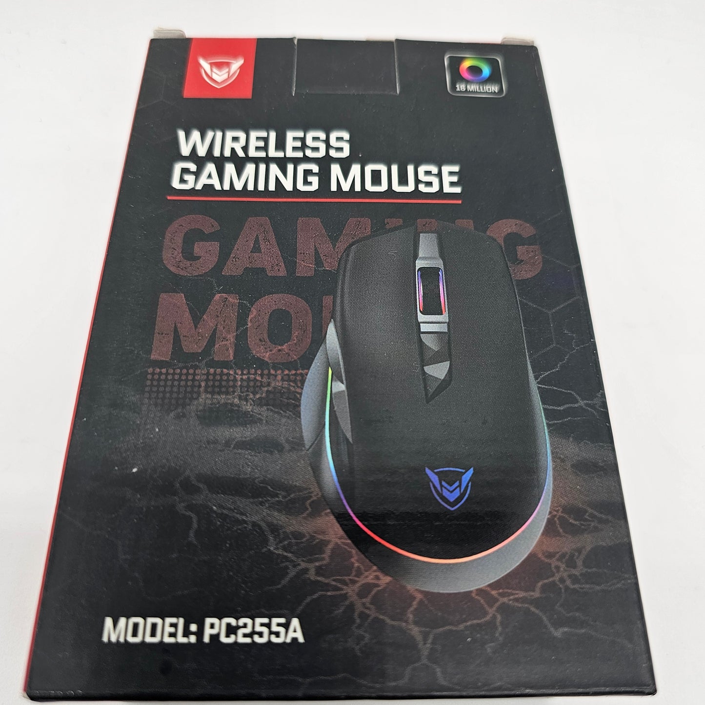 Pictek PC255A Wireless/Wired RGB Gaming Mouse - 10,000 DPI, Rechargeable, 8 Programmable Buttons, Ergonomic Design