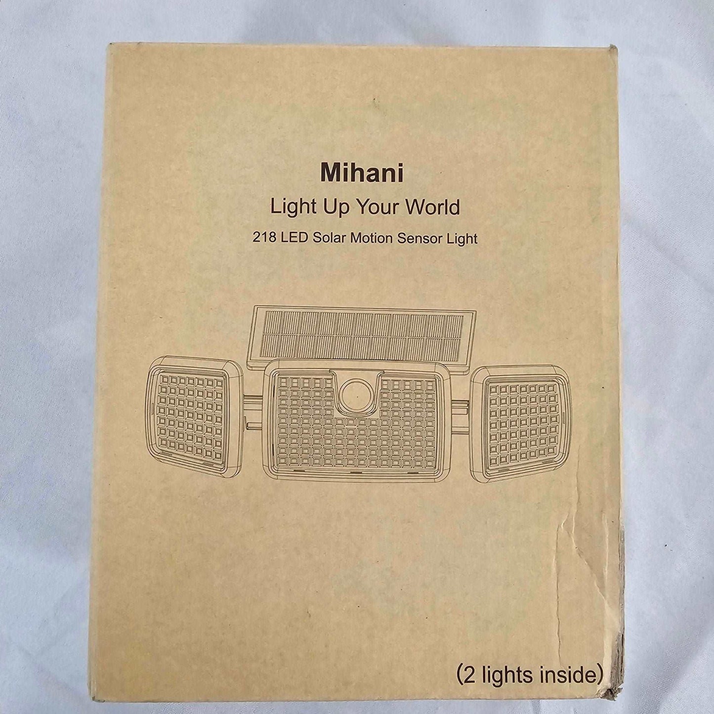 218 LED Solar Motion Sensor Light Mihani MHN-02 - DQ Distribution