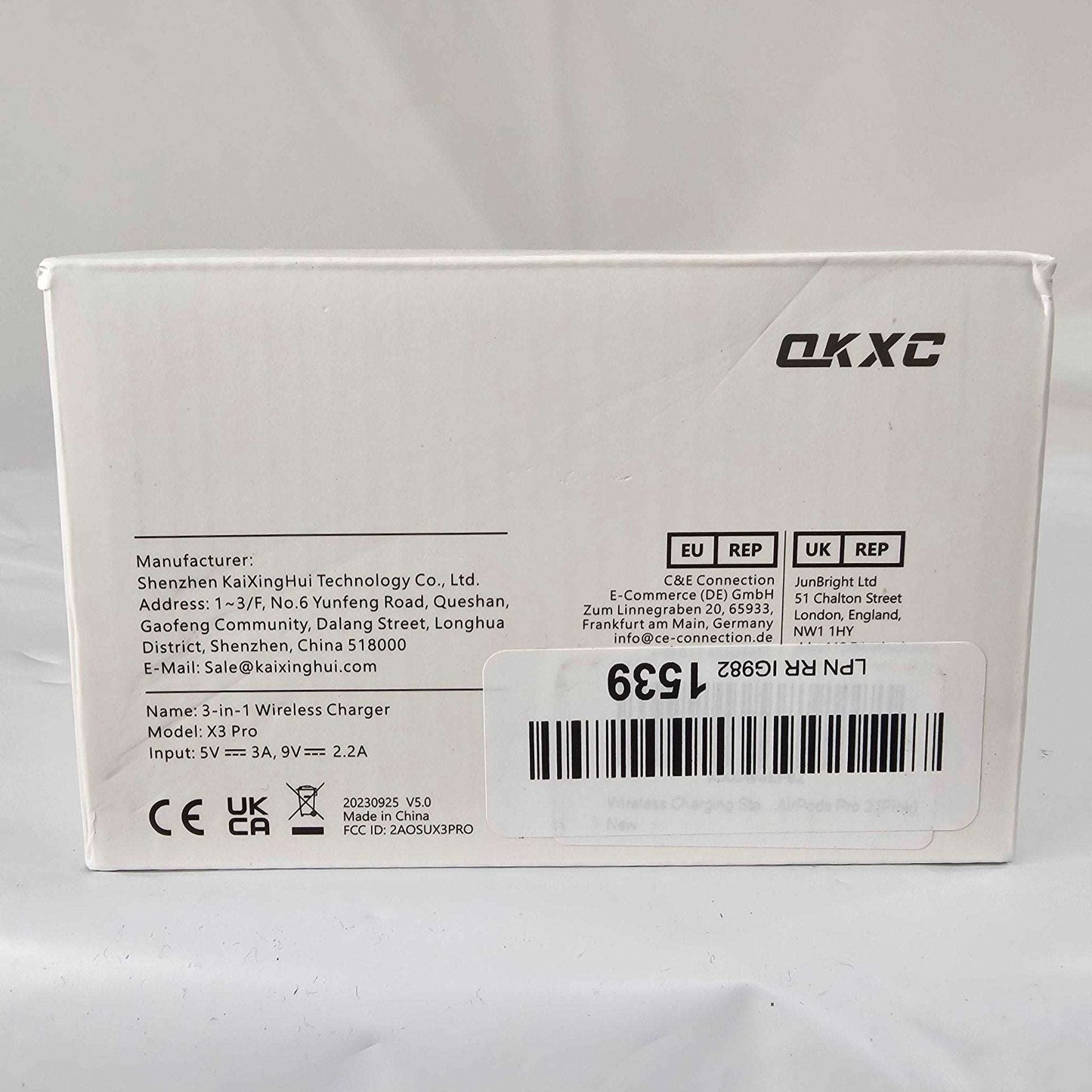 3 in 1 Wireless Charger Qkxc X3Pro - DQ Distribution