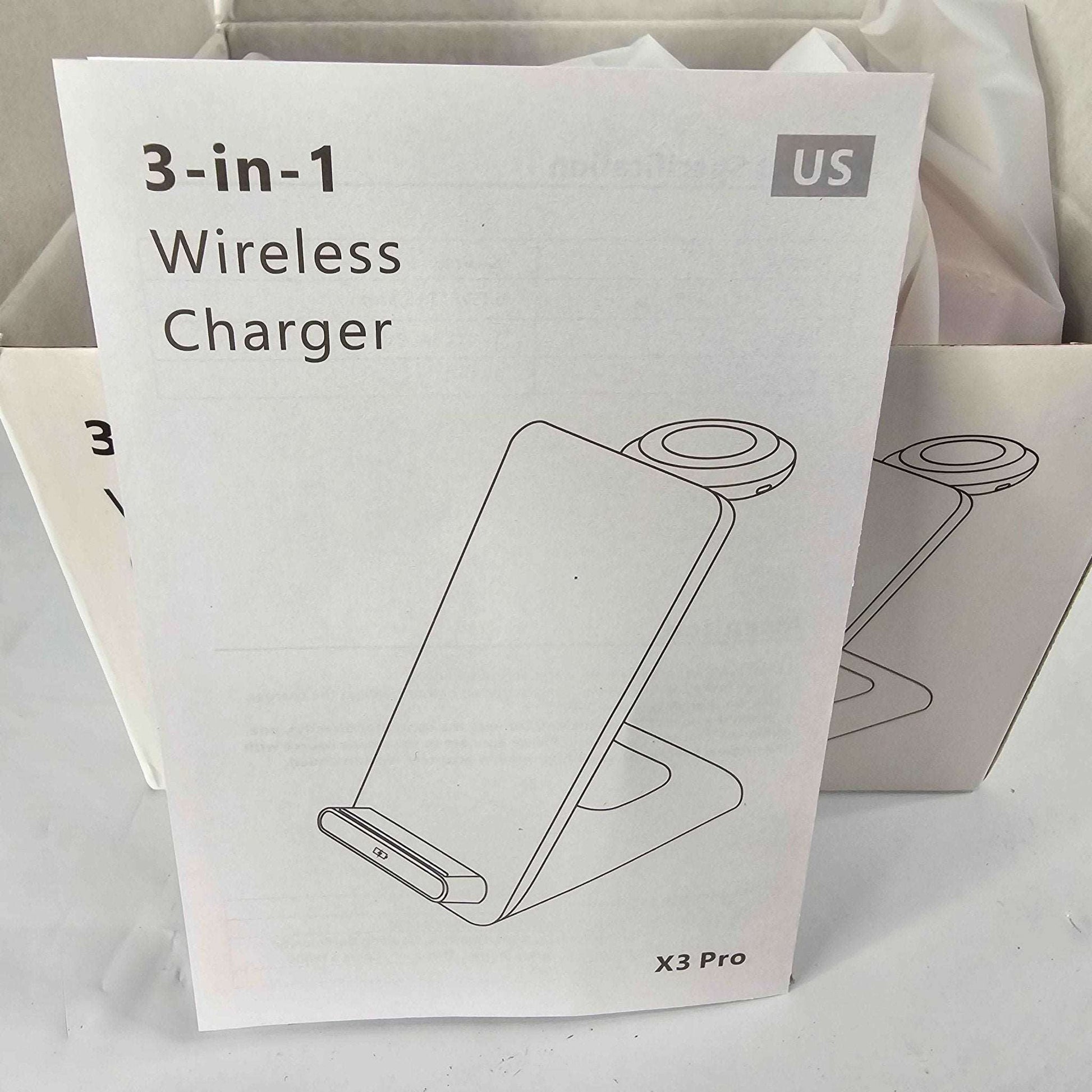 3 in 1 Wireless Charger Qkxc X3Pro - DQ Distribution