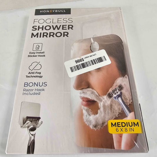 6X8" Fogless Shower Mirror HoneyBull - DQ Distribution