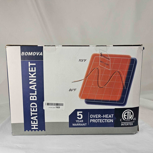 84 X 90 Heated Blanket Over Heat Protection Bomova - DQ Distribution