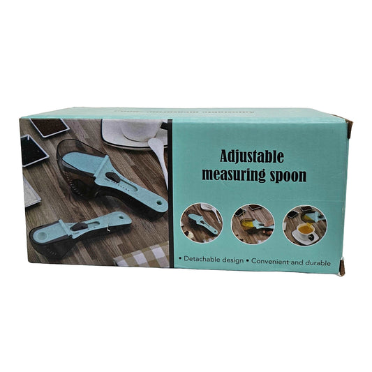Adjustable Measuring Spoon Set - 2 Piece, Durable, Detachable Design - DQ Distribution