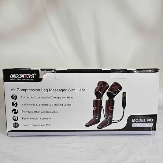 Air Compression Leg Massager w/ Heat Cincom CM-080A - DQ Distribution