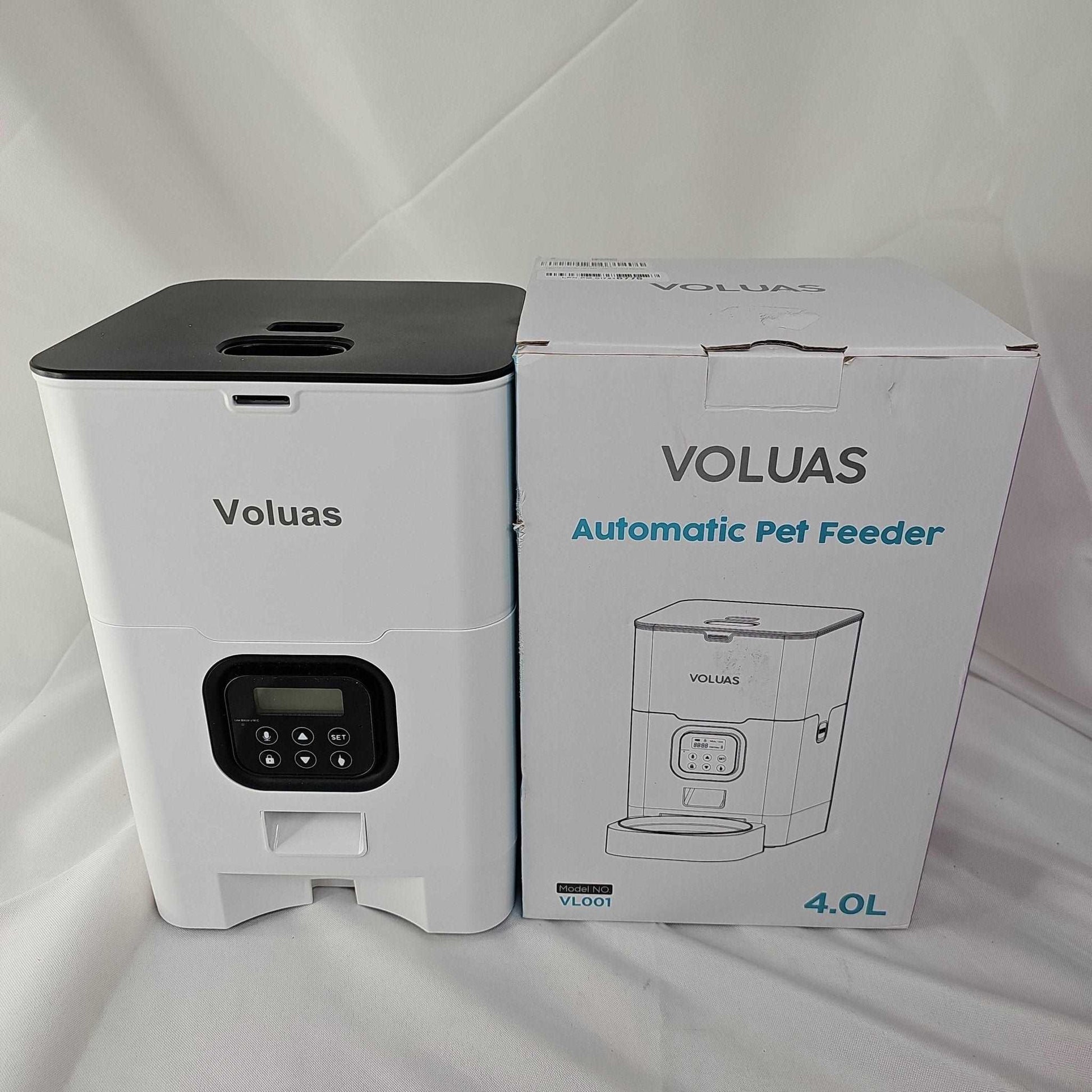 Automatic Pet Feeder 4.0L White Voluas VL001 - DQ Distribution