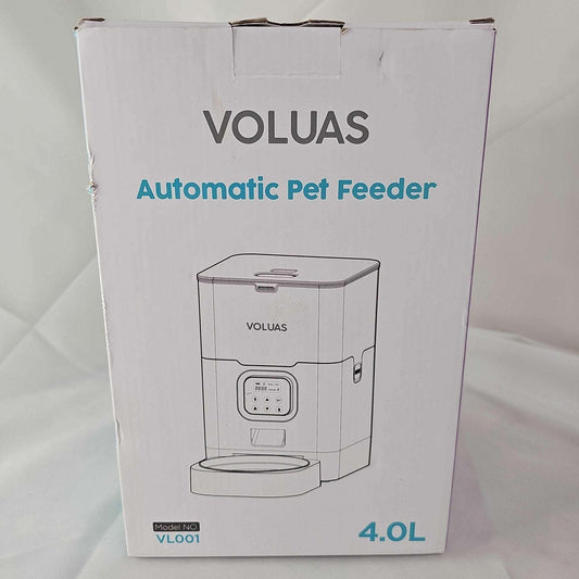 Automatic Pet Feeder 4.0L White Voluas VL001 - DQ Distribution