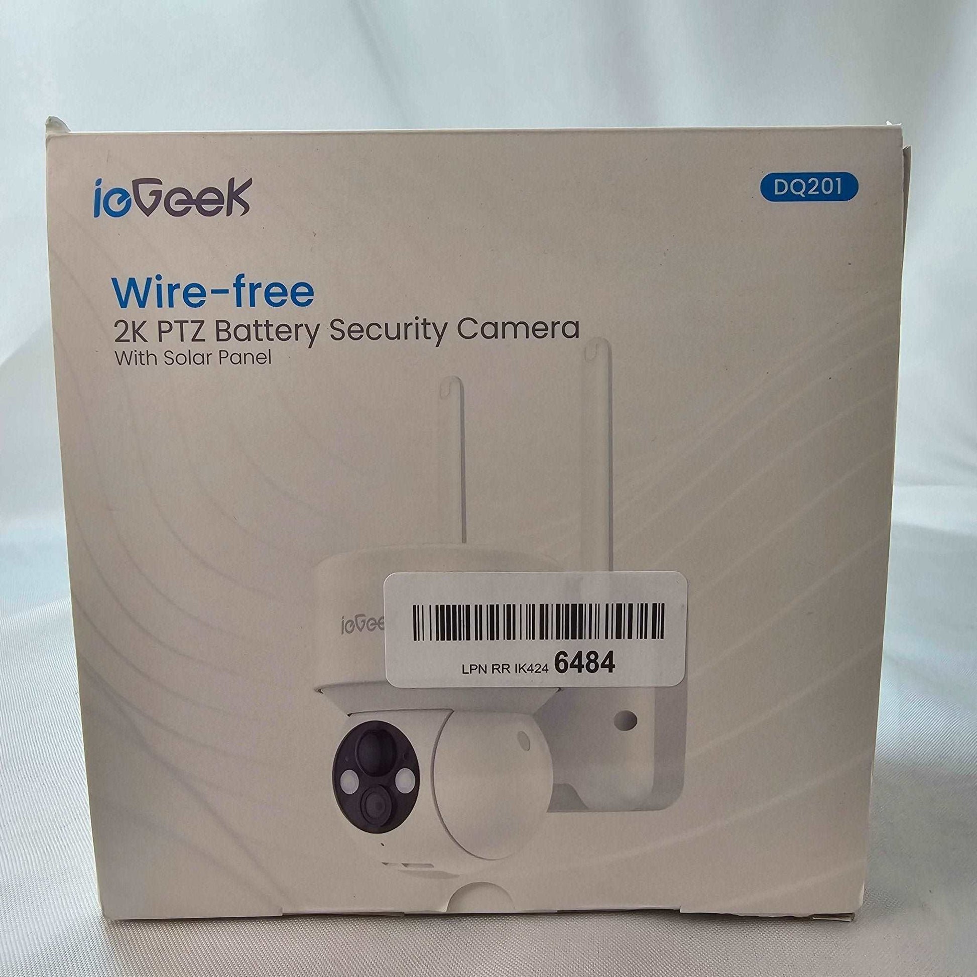 Battery Security Camera 2K PTZ Wire Free ieGeek DQ201 - DQ Distribution