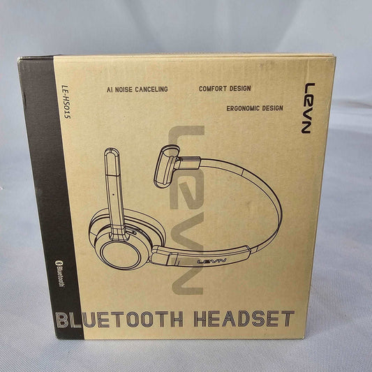 Bluetooth Headset AI Noise Canceling Ergonomic Levn LE-HS015 - DQ Distribution