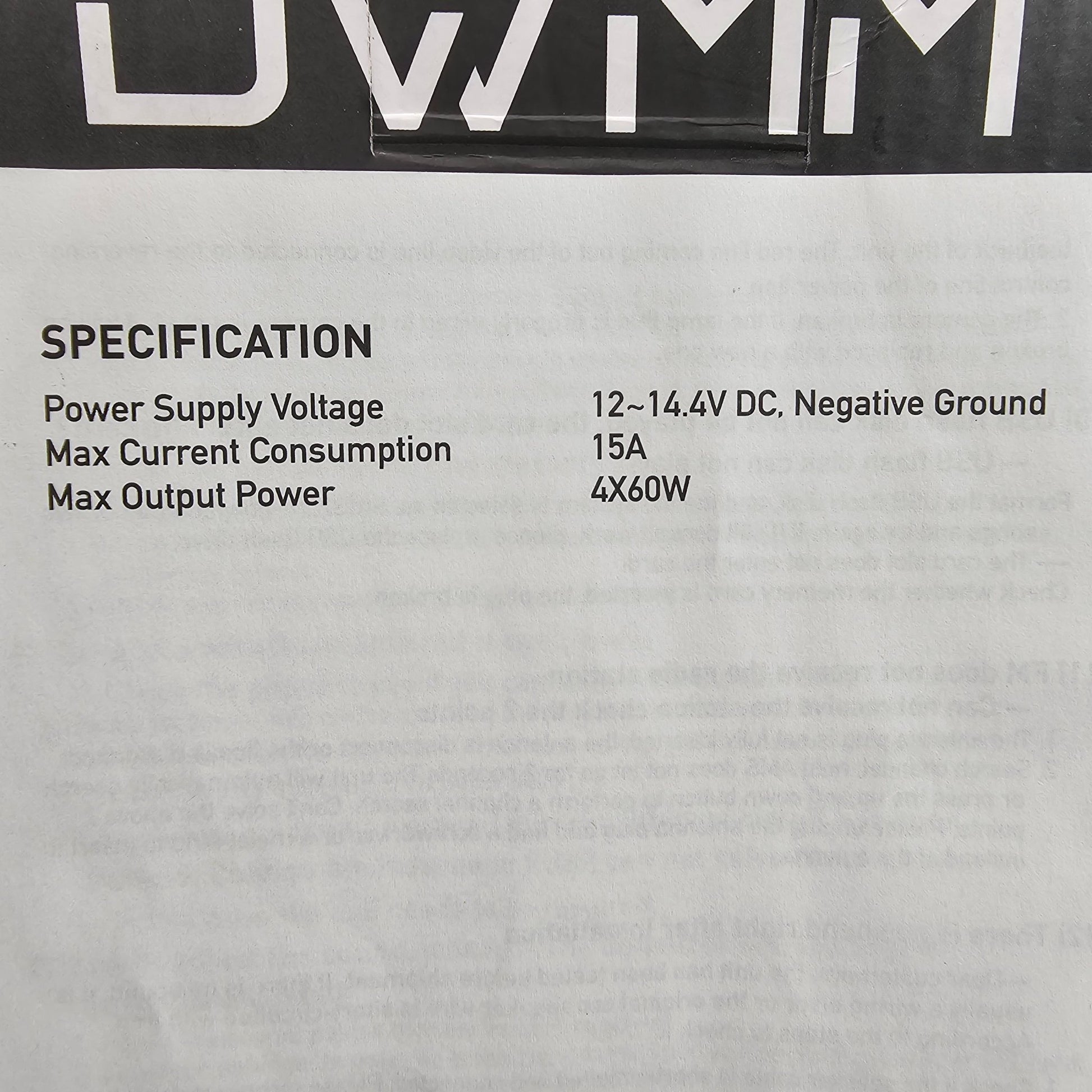 Car Stereo Receiver Dwmm - DQ Distribution
