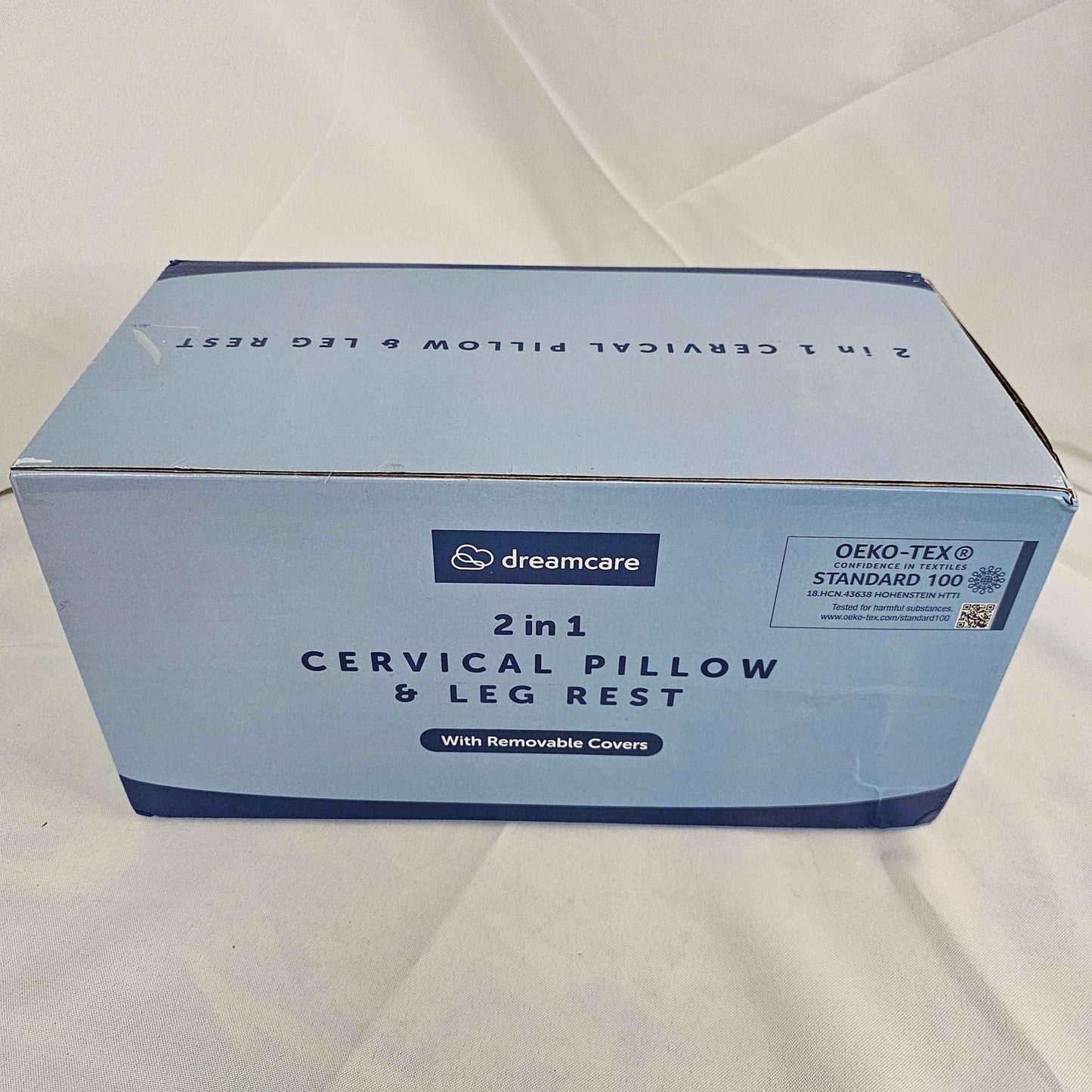 Cervical Pillow Leg Rest 2 in 1 With Removable Covers Dreamcare - DQ Distribution