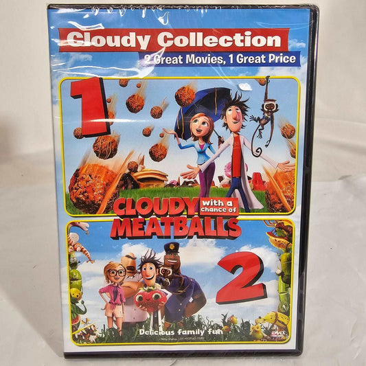 Cloudy With A Chance of  Meatballs 1 and 2 DVD - DQ Distribution