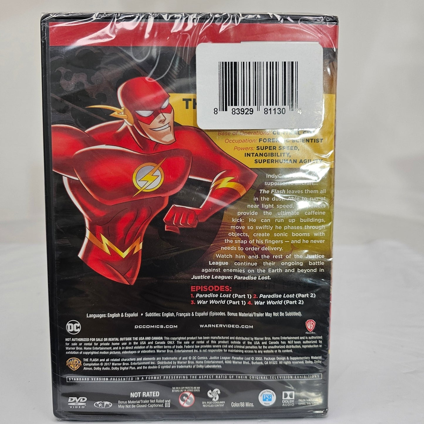 DC Super Heroes: The Flash DVD - DQ Distribution