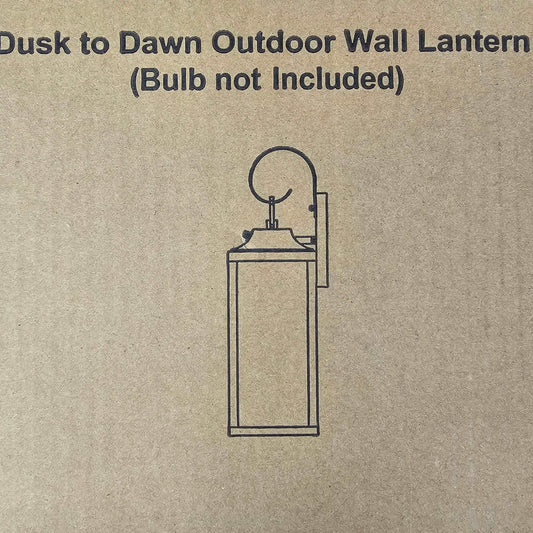 Dusk to Dawn Outdoor Wall Lantern Bronze (Bulb Sold Separately) B06094PP - DQ Distribution