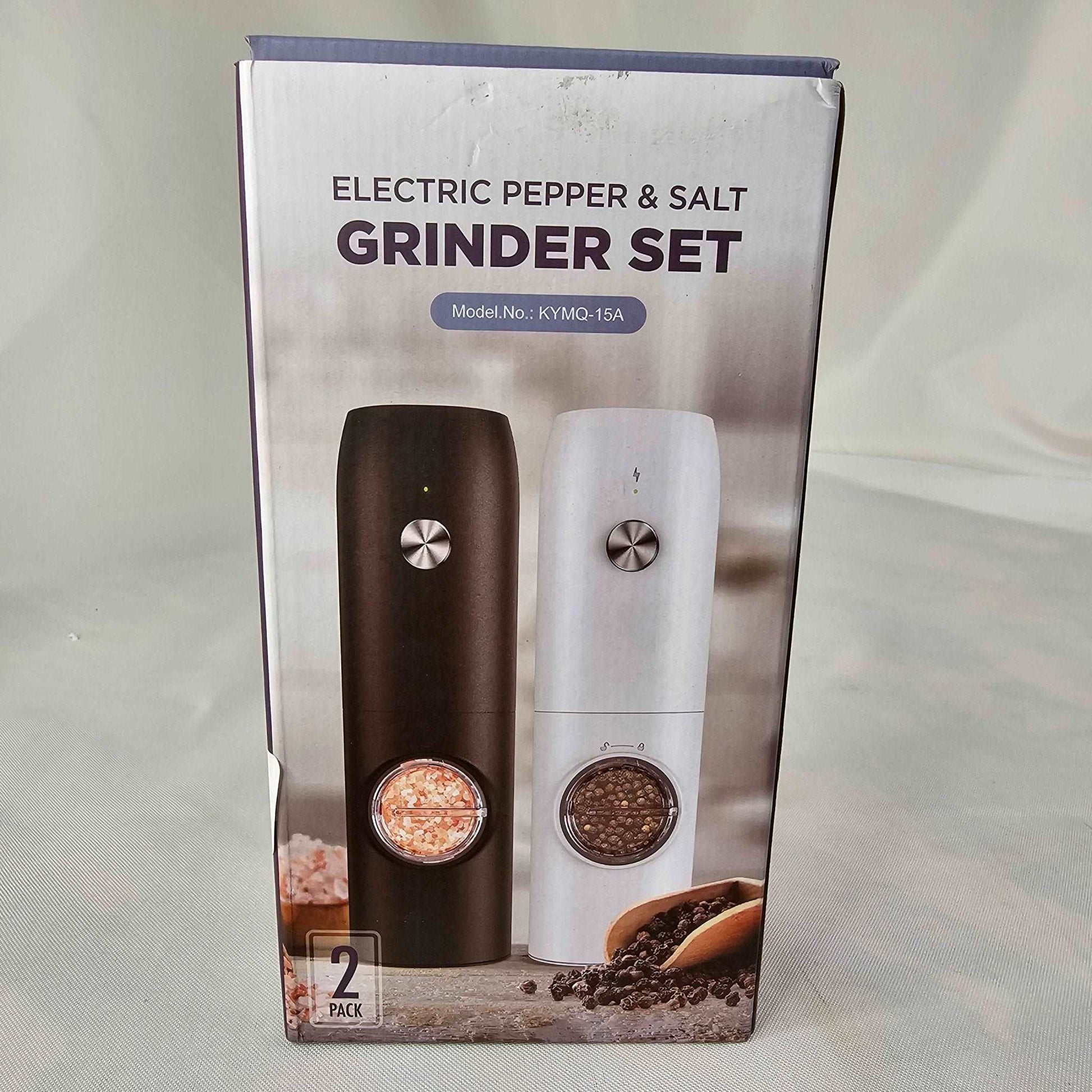 Electric Pepper Salt Grinder Set KYMQ-15A - DQ Distribution