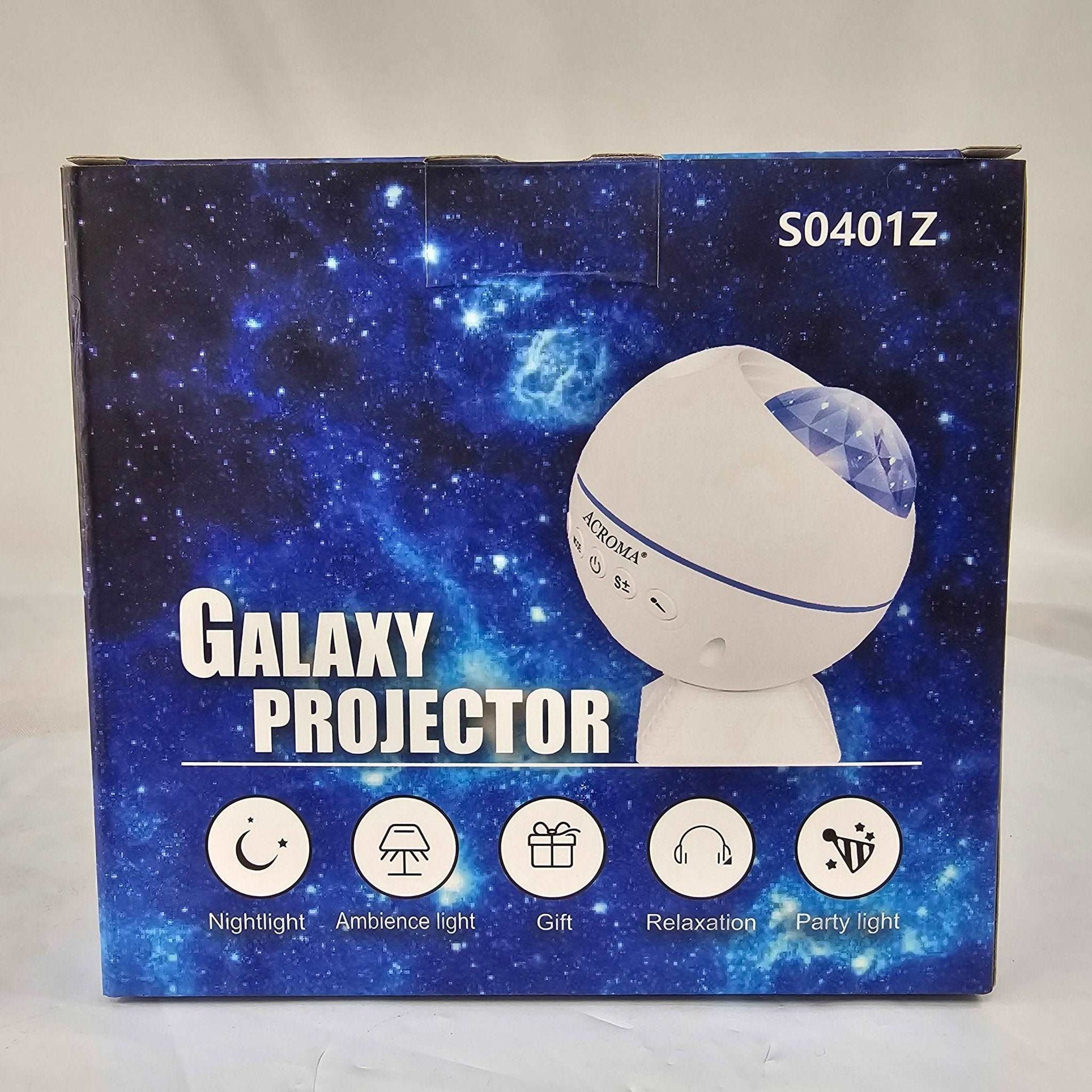 Galaxy Star Projector Nightlight - Green Star Ambience Light for Relaxation and Parties - DQ Distribution