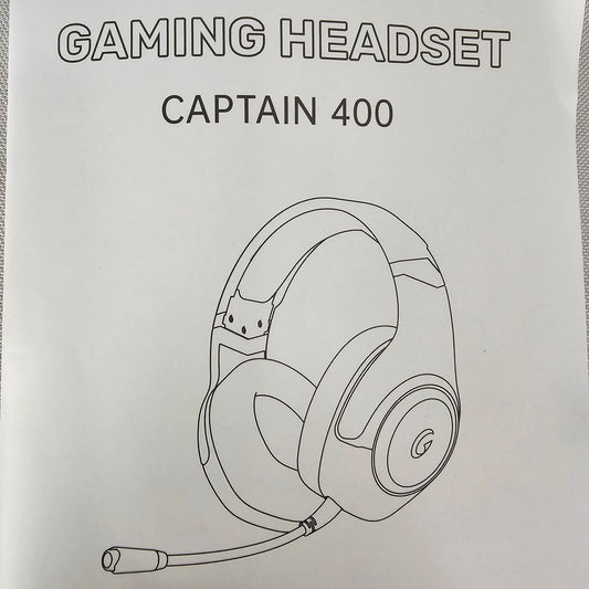 Gaming Headset Black/Blue Kapeydesi Captain 400 - DQ Distribution
