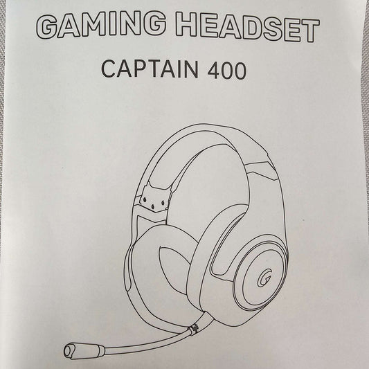 Gaming Headset Black/Blue Kapeydesi Captain 400 - DQ Distribution