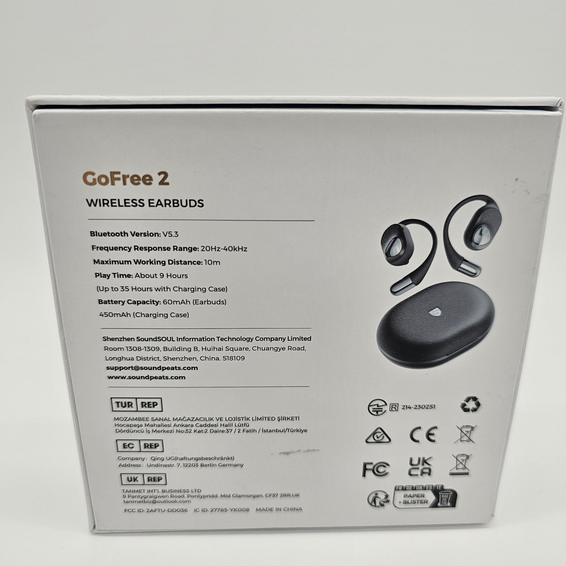 GoFree 2 Wireless Earbuds - DQ Distribution