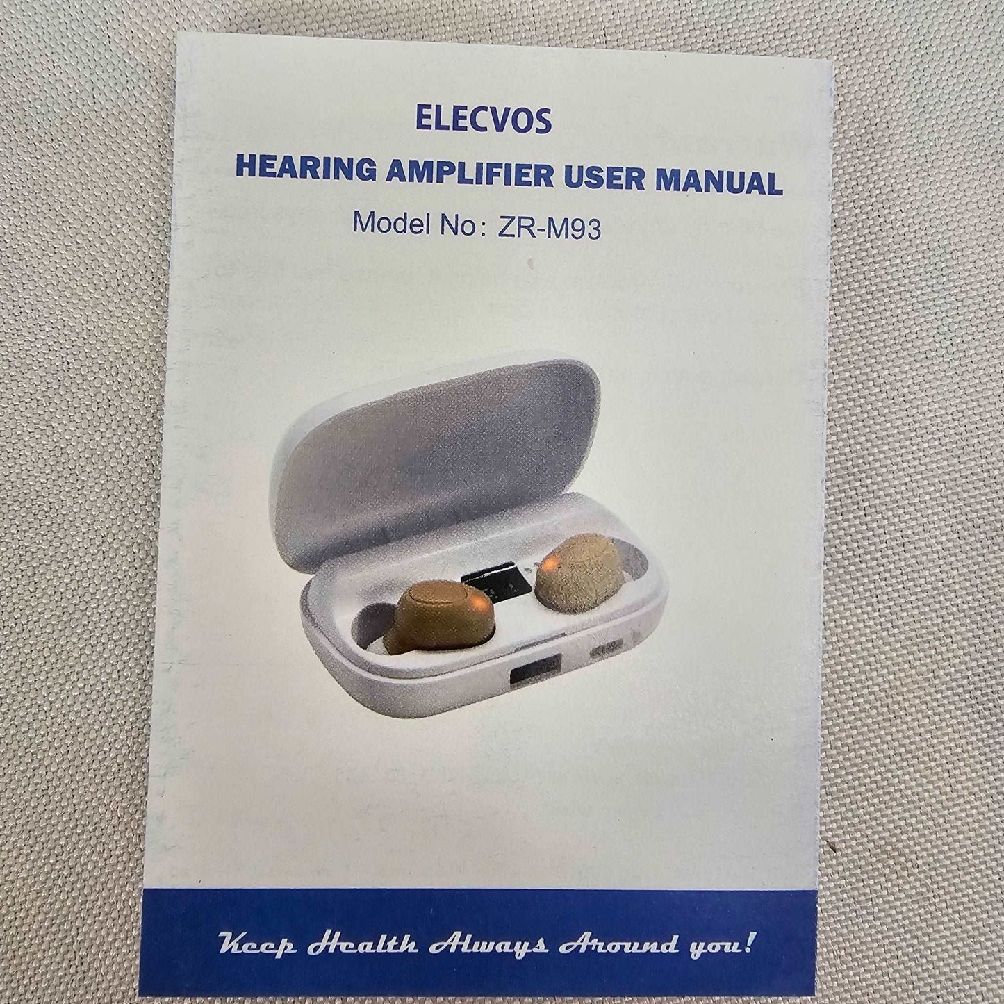 Hearing Aids USB Compact Adjustable Elecvos ZR-M93 - DQ Distribution