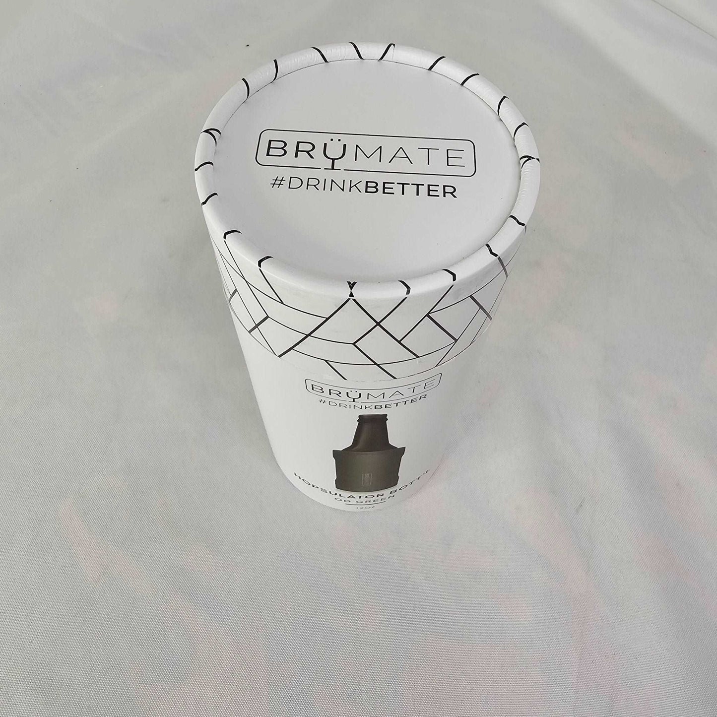 Hopsulator Bott'l Insulated Bottle Cooler Green 12 oz. BruMate HBE12AG - DQ Distribution
