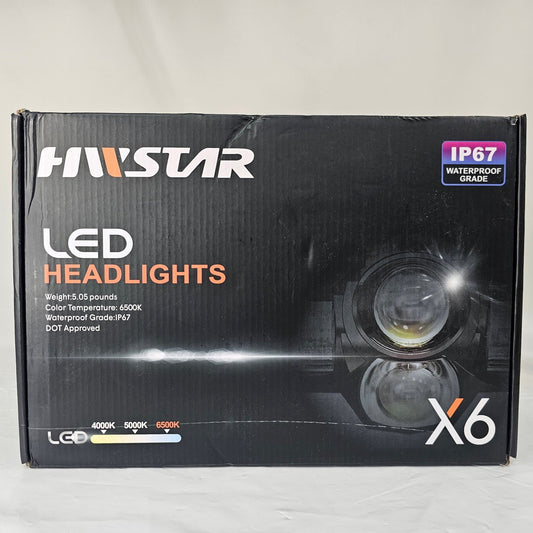 IP67 Led Headlights Hwstar X6 - DQ Distribution