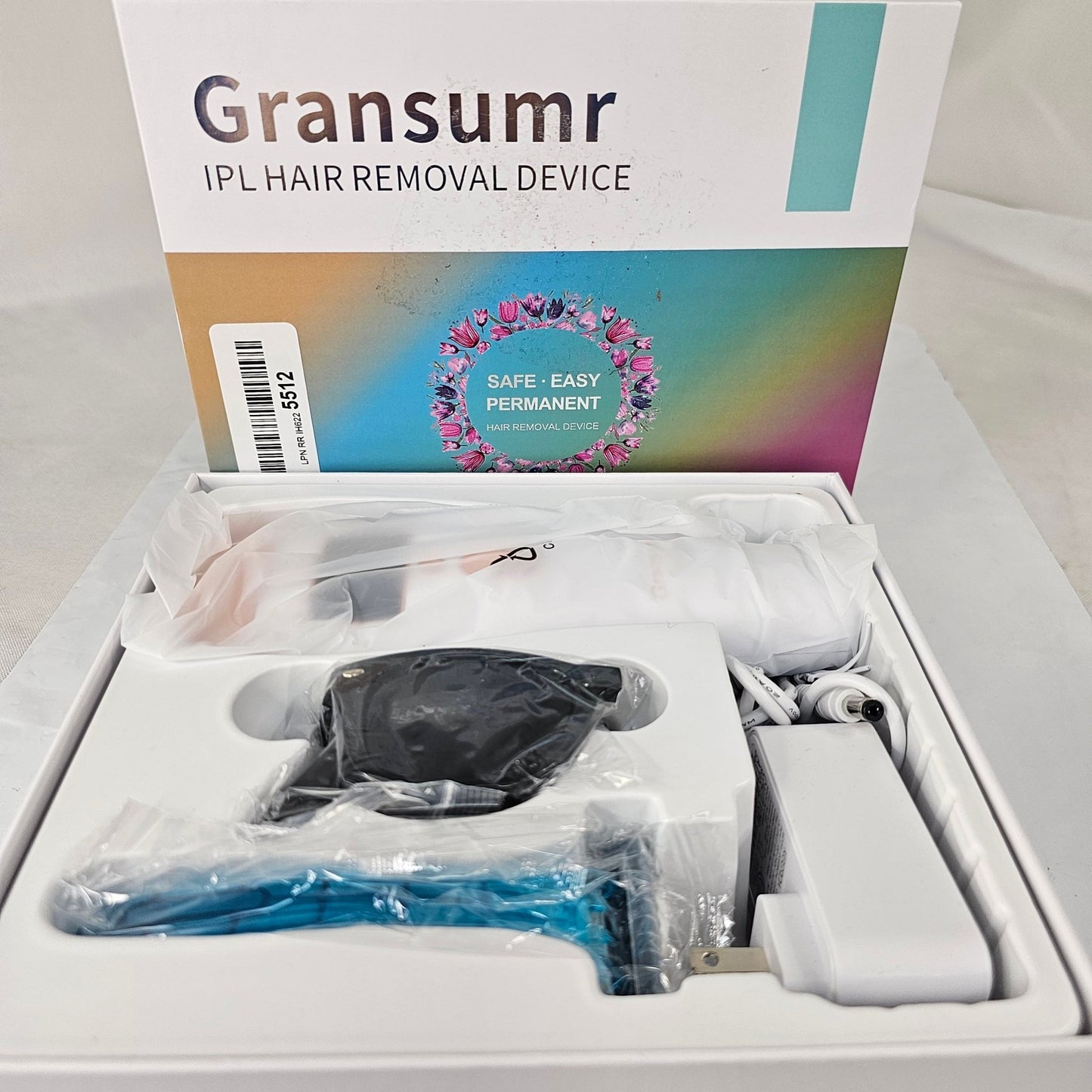 IPL Hair Removal Device | 5 Stage Strength | Permanent Hair Reduction | Safe & Easy - DQ Distribution